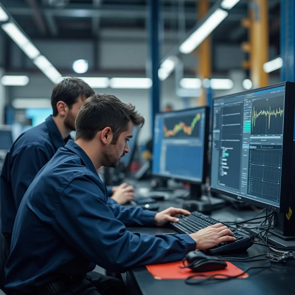 Área de diagnóstico electrónico